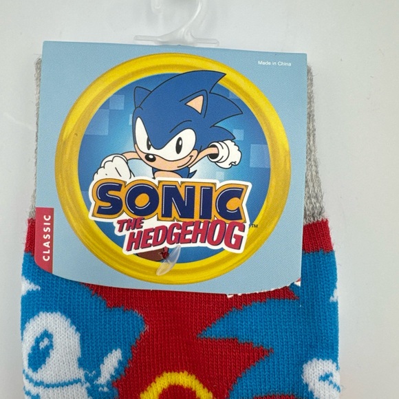 Mens lot‎ of 3 Sonic The Hedgehog And Tails Crew Socks size 10-13 NEW - Picture 10 of 12